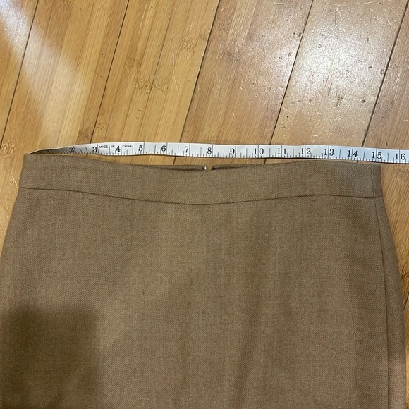J.Crew No. 2 Pencil Wool Skirt- Camel ✨ - Picture 3 of 12